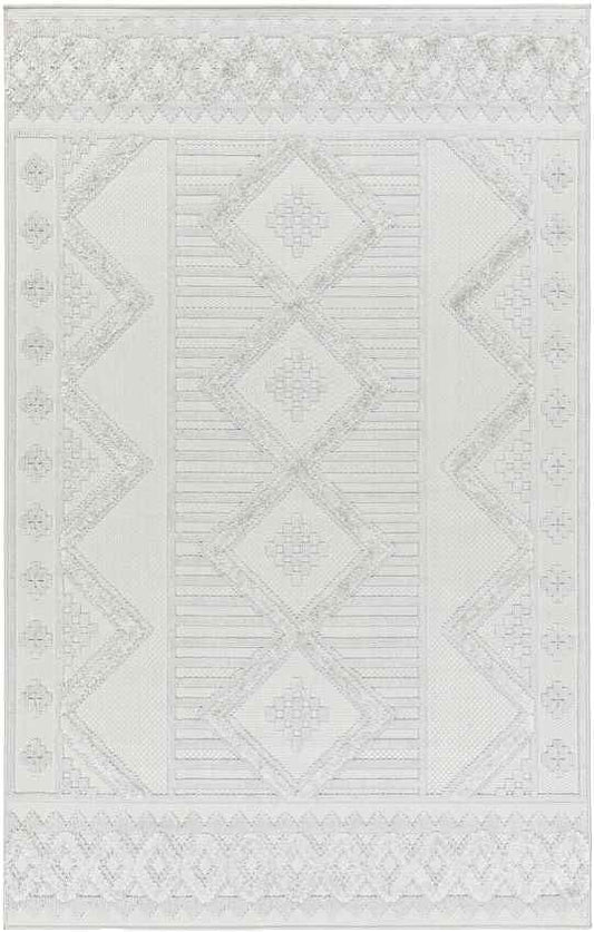 Chandell Modern Light Gray/Ivory Area Rug