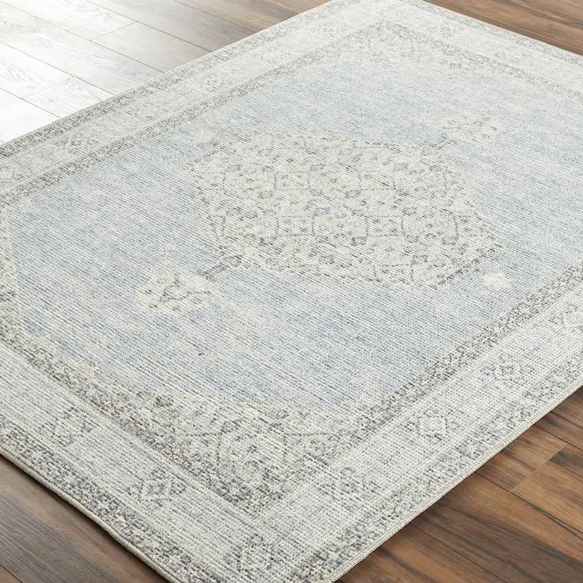 Lila Traditional Denim/Ivory Area Rug - Becki Owens x Livabliss
