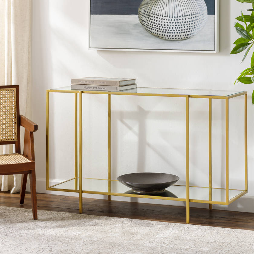 Kenric Gold Console Table