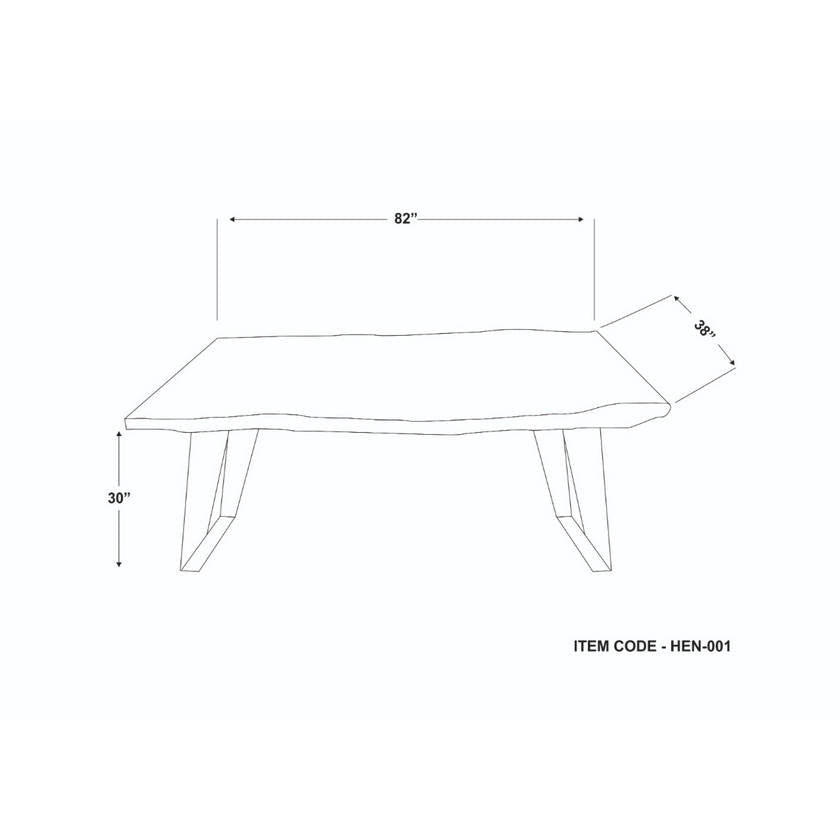 Samer Brown Dining Table