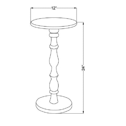 Kristelle Brown End Table