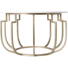 Untertilliach White/Champagne Coffee Table