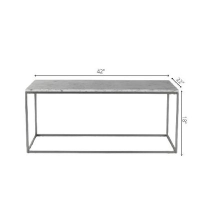 Kirkkonummi White/Gold Coffee Table