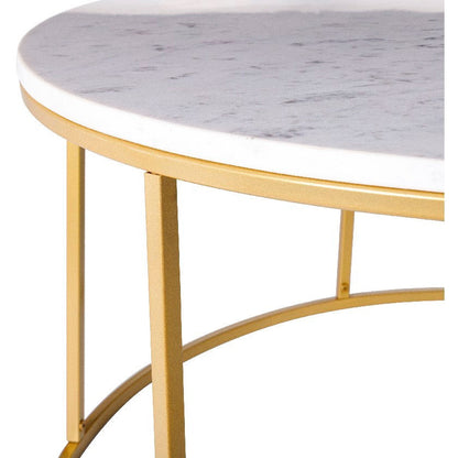 Geta White Gold Coffee Table