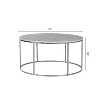 Geta White Gold Coffee Table