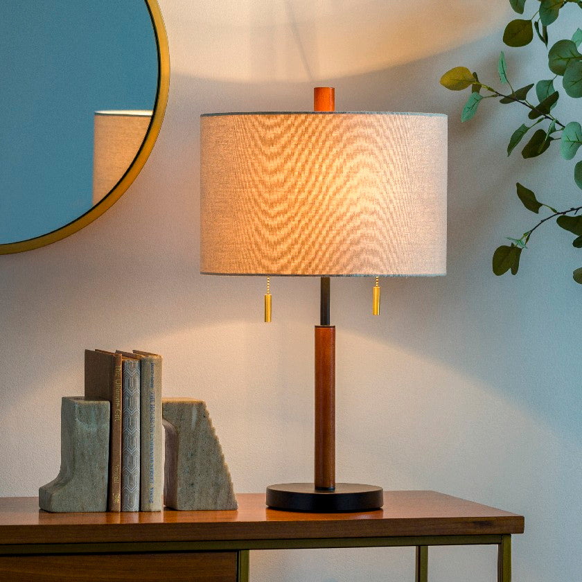 Naiya Modern Tan Table Lamp