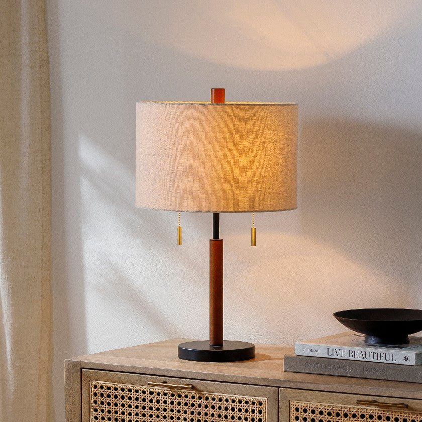Naiya Modern Tan Table Lamp