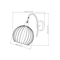 Laroya Traditional Beige Wall Sconces