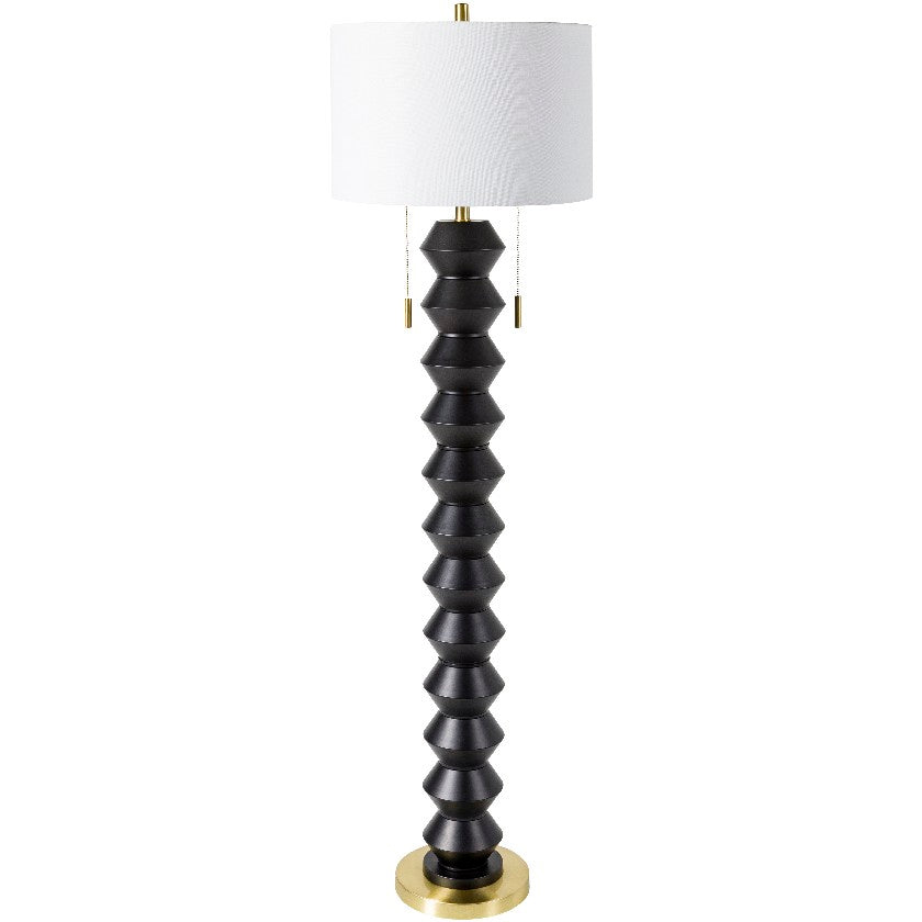 Zarina Modern Black Floor Lamp