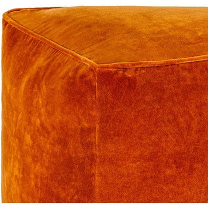 Tearia Rust Pouf