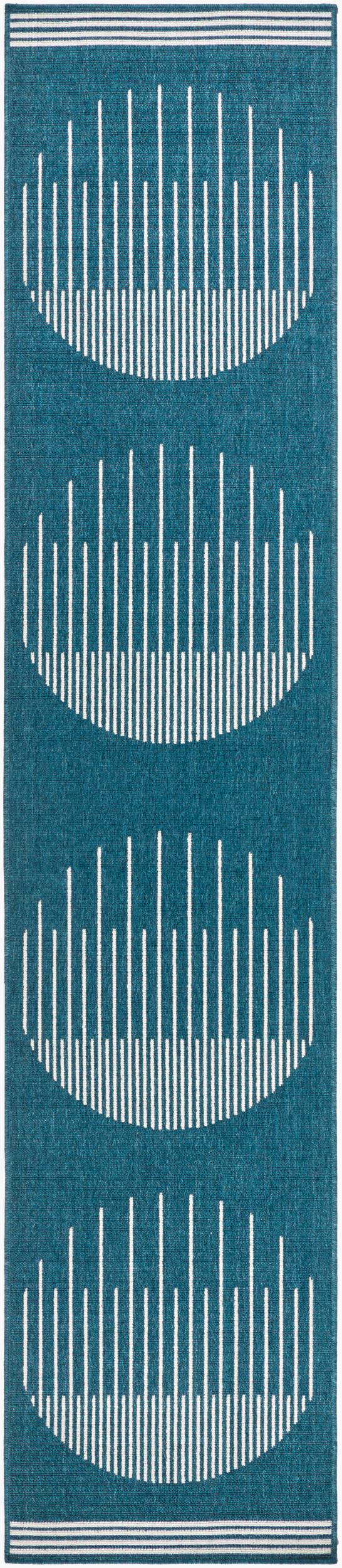 Heathr Modern Marine Blue Area Rug