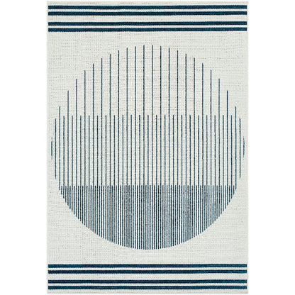 Heathr Modern Light Silver/Charcoal Area Rug