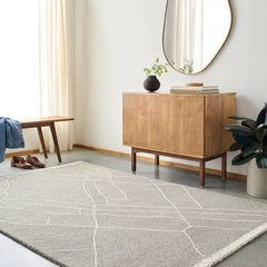 Trout Valley Global Medium Gray/Cream Area Rug