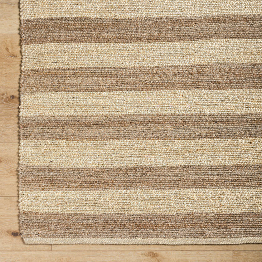 Larraine Modern Light Beige/Medium Brown Area Rug