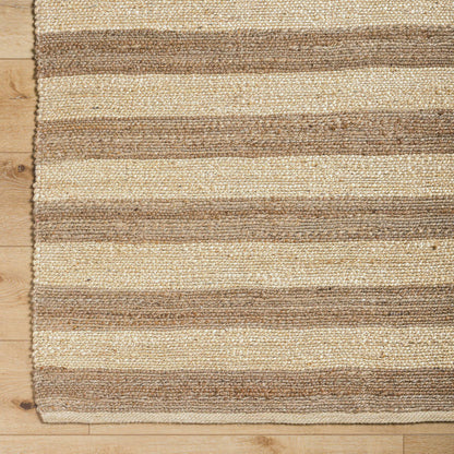 Larraine Modern Light Beige/Medium Brown Area Rug