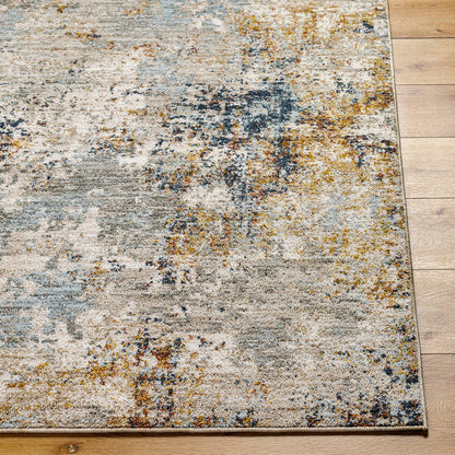 Chancie Modern Dark Blue/Light Beige Area Rug