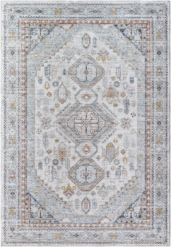Tiwanna Traditional Light Brown Area Rug