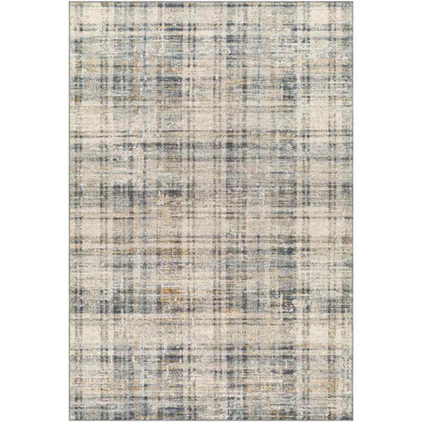 Charlynn Modern Light Brown/Charcoal Area Rug