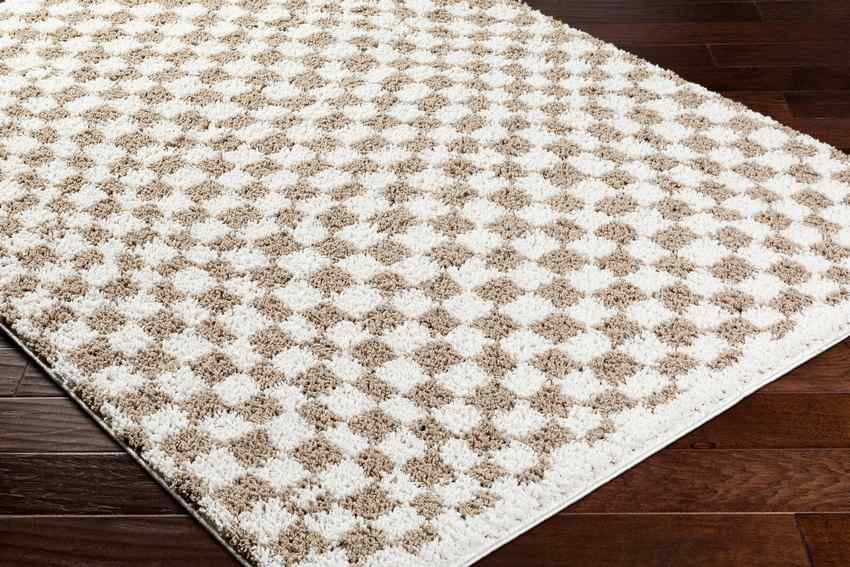 Emmitt Modern Light Brown Area Rug