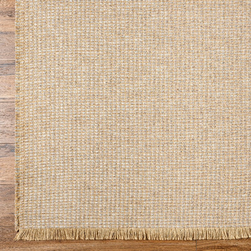 Kimi Solid and Border Taupe Area Rug - Becki Owens x Livabliss