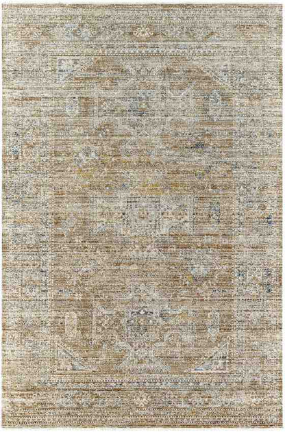 Margaret Traditional Golden Brown/Ivory Washable Area Rug - Becki Owens x Livabliss