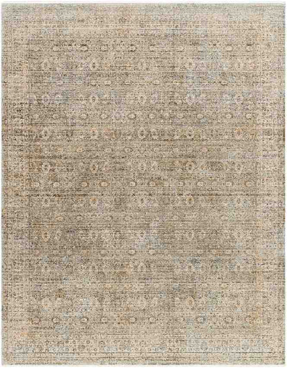 Margaret Traditional Brown/Ivory Washable Area Rug - Becki Owens x Livabliss