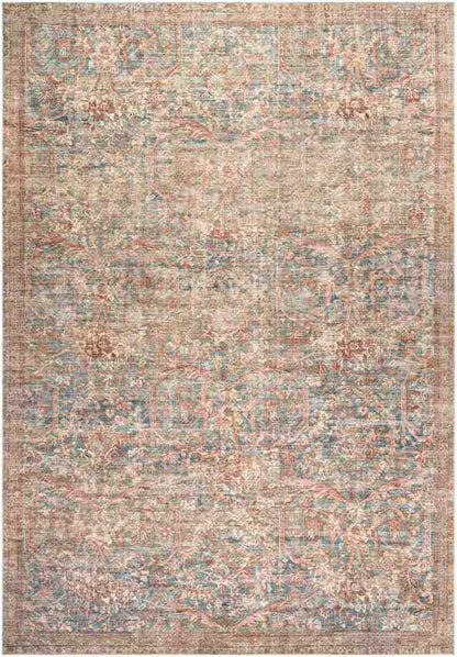 Marlene Traditional Burgundy/Olive Area Rug - Becki Owens x Livabliss