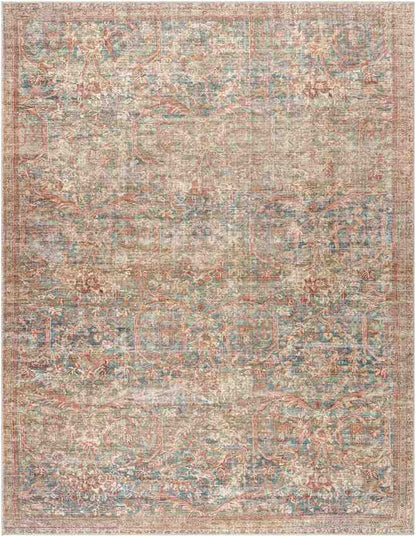 Marlene Traditional Burgundy/Olive Area Rug - Becki Owens x Livabliss