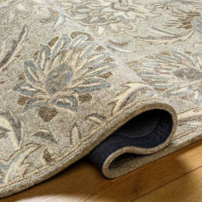 Lyon Traditional Pale Blue Area Rug