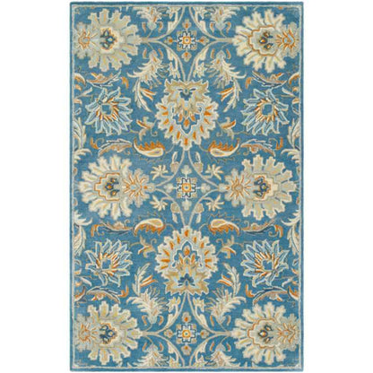 Lyon Traditional Denim Area Rug
