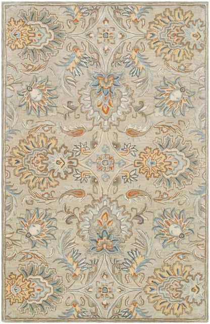 Lyon Traditional Medium Brown Area Rug