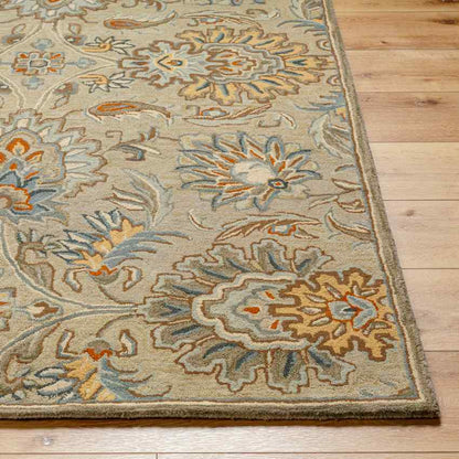 Lyon Traditional Medium Brown Area Rug