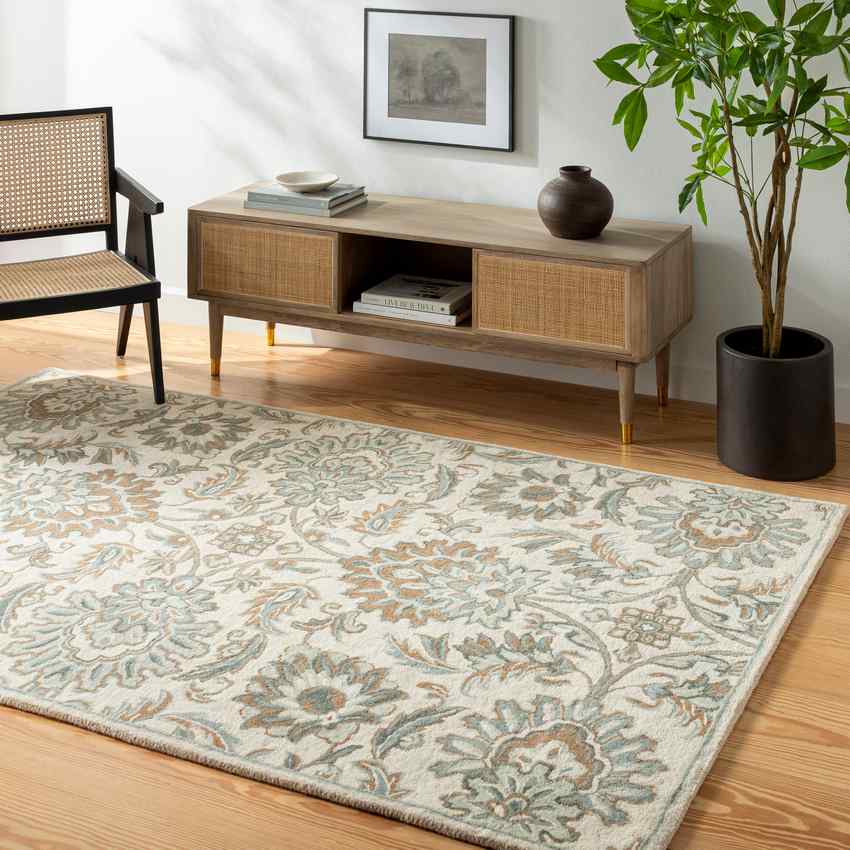 Lyon Traditional Ivory Area Rug