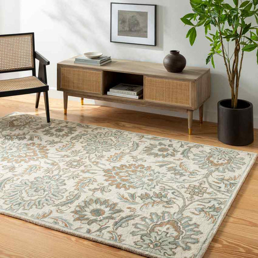 Lyon Traditional Ivory Area Rug