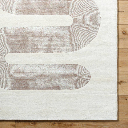 Carla Modern Taupe Area Rug