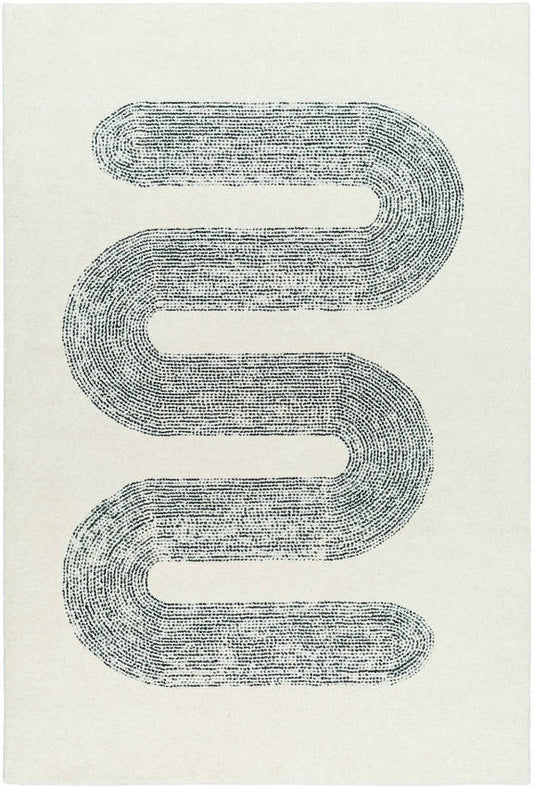 Carla Modern Charcoal Area Rug