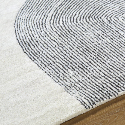 Annastasia Modern Light Silver Area Rug