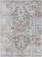 Tamea Traditional Medium Brown/Moss Area Rug