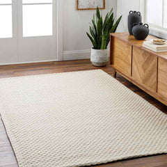 Antiono Cottage Ivory/Light Beige Area Rug