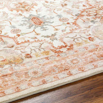 Heiereind Traditional Rust  Area Rug
