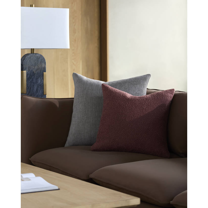 Jeanetta Burgandy Pillow Cover