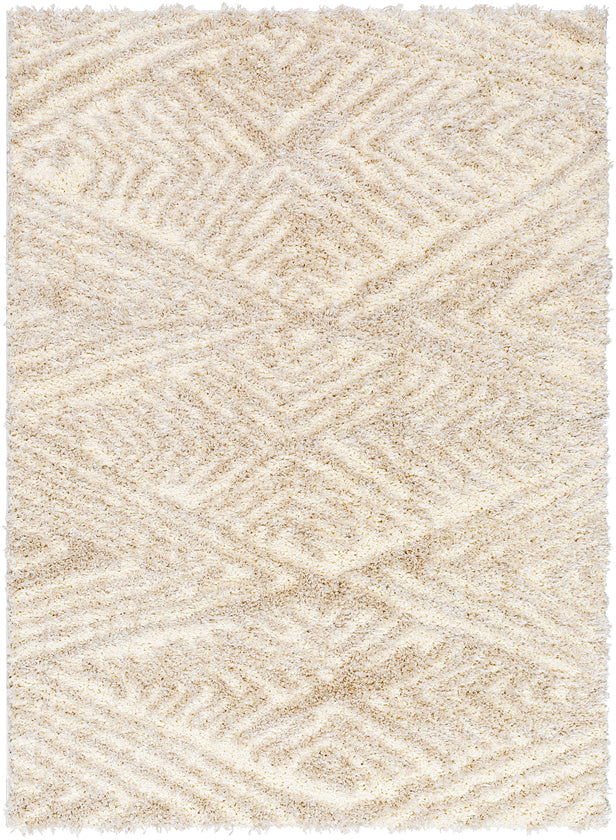 Shadawn Global Ivory/Light Beige Area Rug