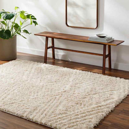 Shadawn Global Ivory/Light Beige Area Rug