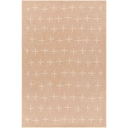 Kandus Cottage Tan/Beige Washable Area Rug
