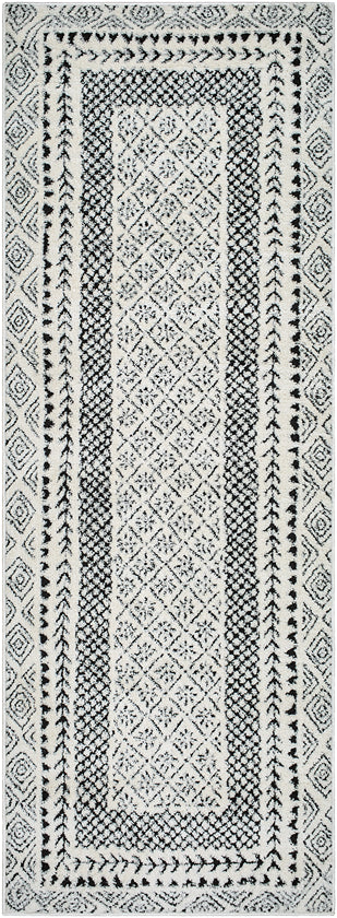 Vada Modern Ivory/Black Area Rug