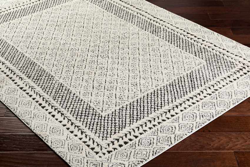 Vada Modern Ivory/Black Area Rug