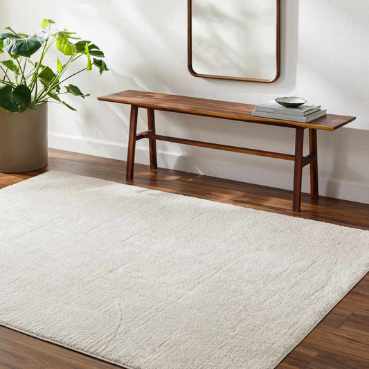 Sheritta Modern Ivory/Off-White Area Rug