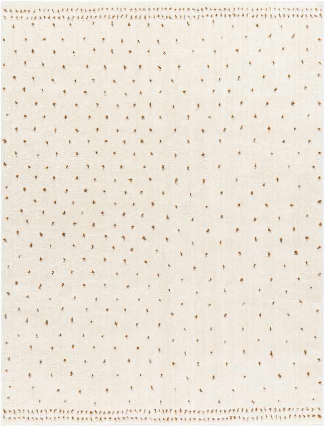 Monisha Modern Ivory/Brown Area Rug