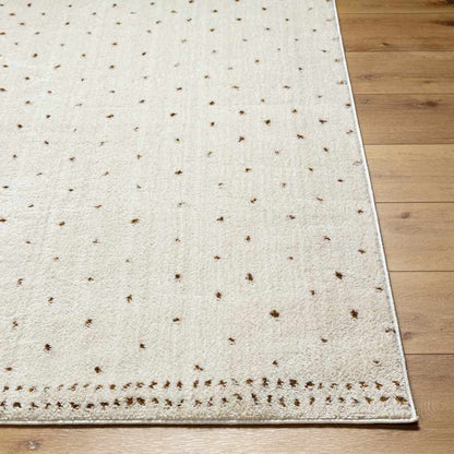 Monisha Modern Ivory/Brown Area Rug