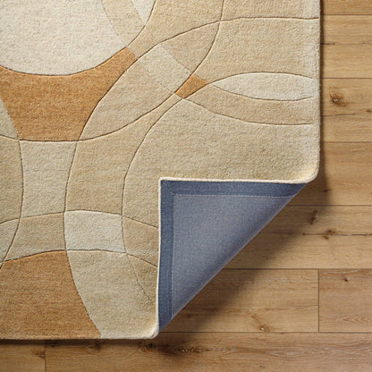 Besancon Modern Camel Area Rug